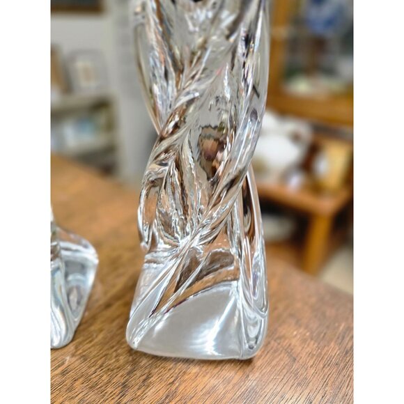 LaChausse Studio Glass Candlestick Trio – Francis Le Salle, New Orleans (NOLA) - Picture 11 of 12